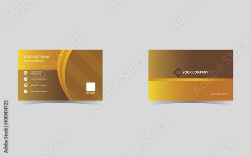 Clean stylish modern and professional business card template