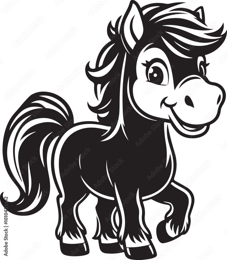 smiling happy horse silhouette vector art illustration isolated on transparent background smiling happy horse silhouette vector art illustration isolated on transparent background