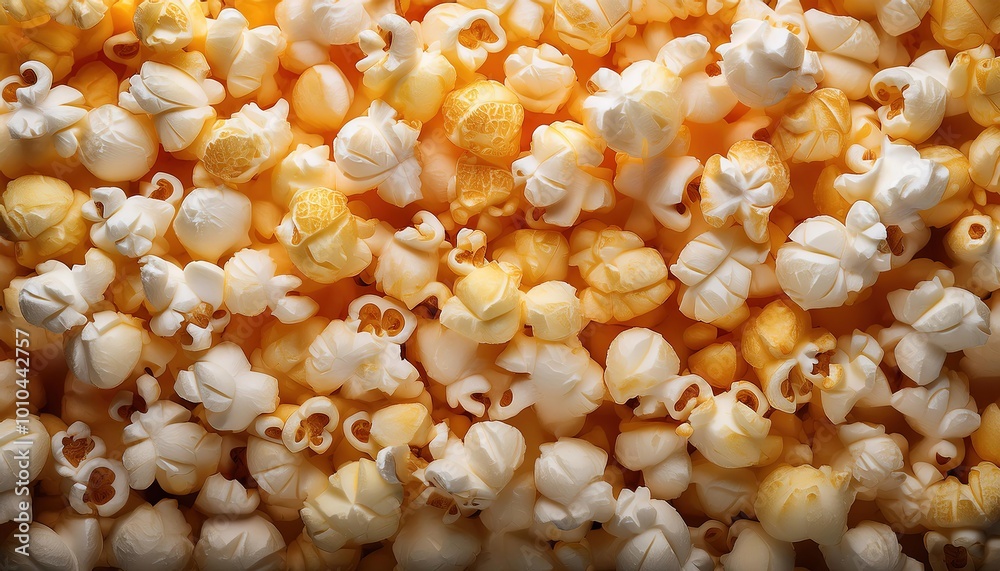 Popcorn background, filling the entire space from edge to edge. Popcorn background, filling the entire space from edge to edge.