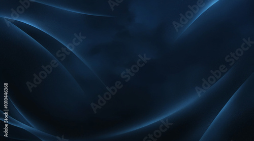 Blue abstract background with a dark, elegant and mysterious atmosphere