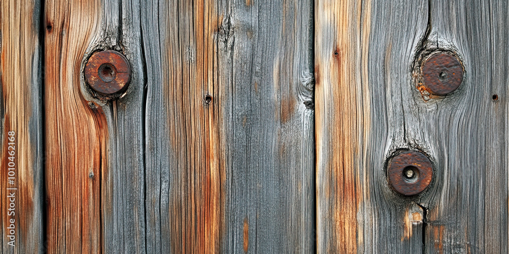 Obraz premium Wood panel fence texture night time pattern grain, wooden background graphic resource, timbre rough woody brown rustic backdrop