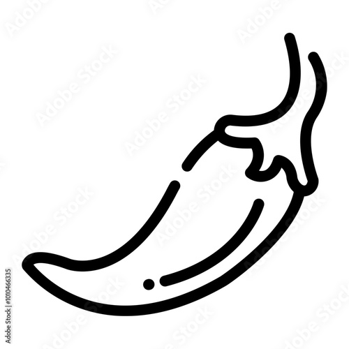 chili Line Icon