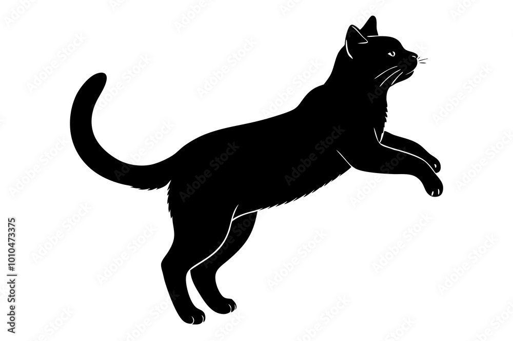 black cat silhouette black cat silhouette