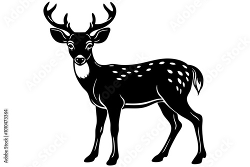 deer silhouette vector