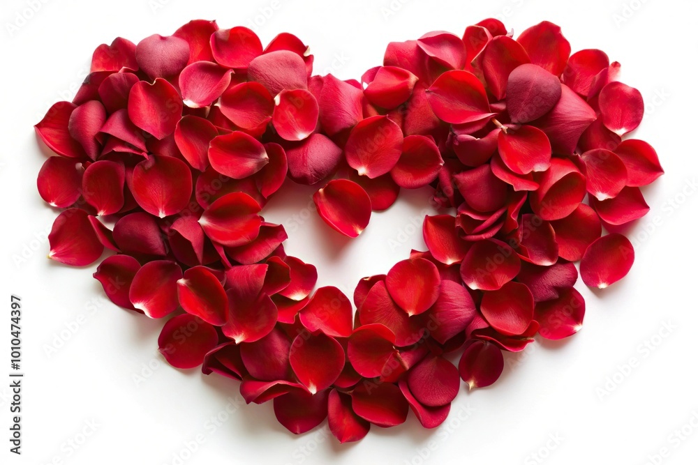 Extreme close-up of heart shape made from red rose petals Extreme close-up of heart shape made from red rose petals
