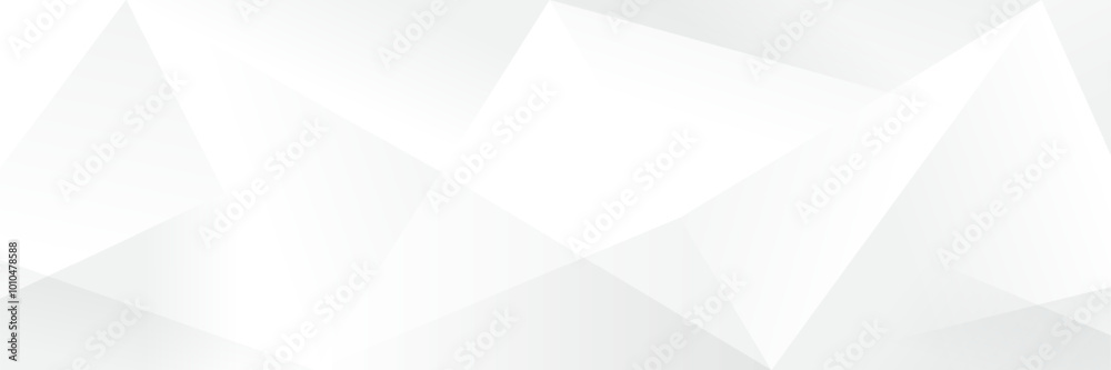 Abstract white Geometric banner design background. Abstract white Geometric banner design background.