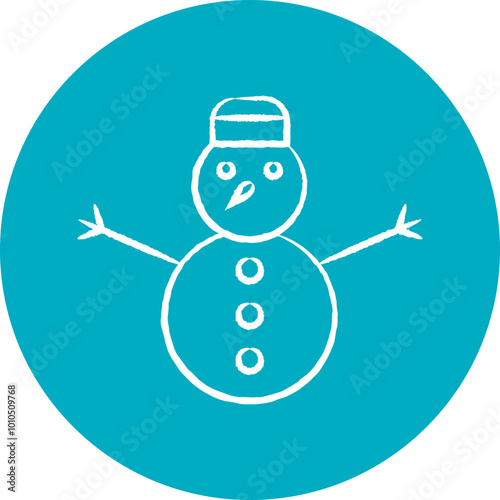  Christmas, New Year Vector Icon element, Isolated white background