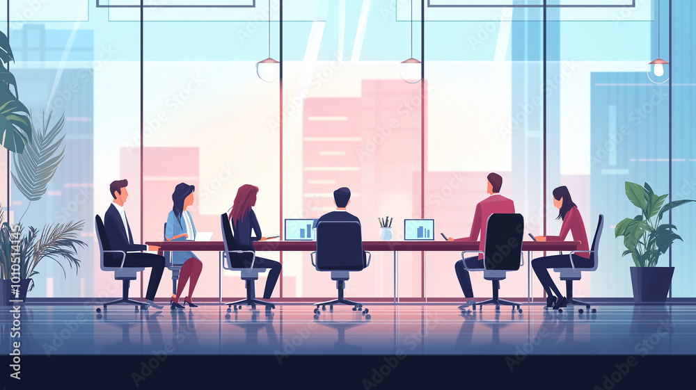 business meeting in the office business meeting in the office