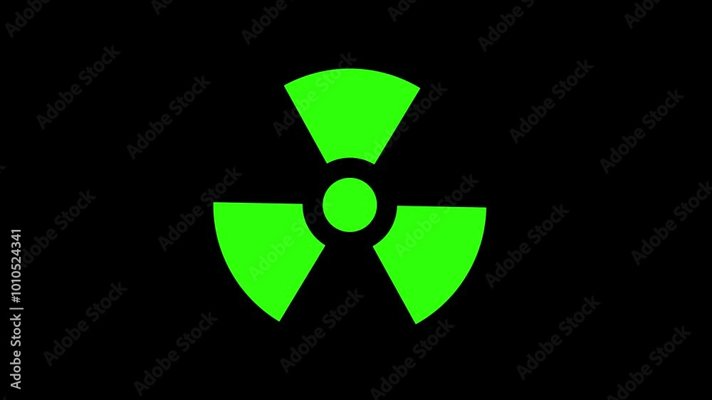 Radiation icon button, radioactive sign nuclear symbol. Radiation icon button, radioactive sign nuclear symbol.