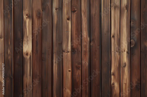 Wallpaper Mural Richly textured dark wood planks with natural grain, ideal for vintage backgrounds Torontodigital.ca