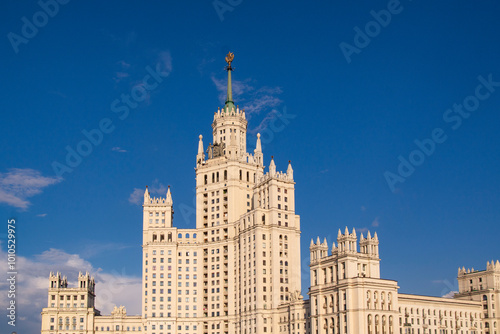 Residential building on Kotelnicheskaya embankment. One of the seven realized Stalin skyscrapers in Moscow.