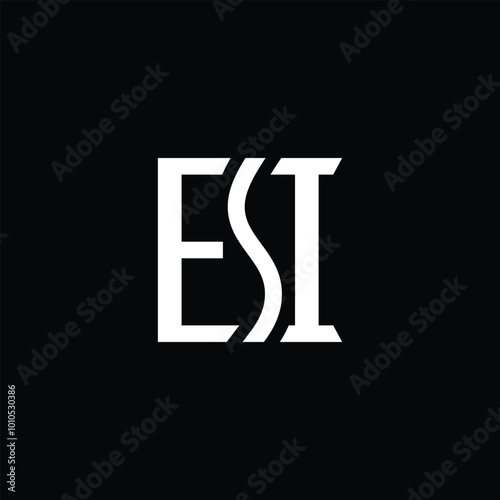 Letter ESI Monogram Logo Design