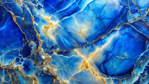 Blue Sapphire abstract marble texture background
