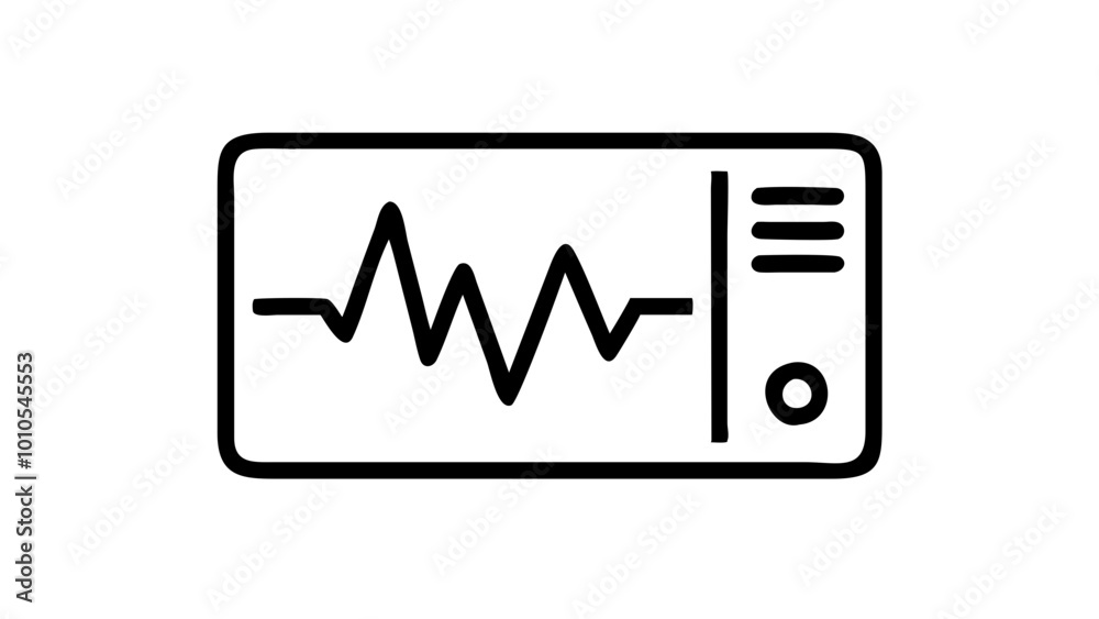 heart monitor icon with Transparent Background Clipart heart monitor icon with Transparent Background Clipart