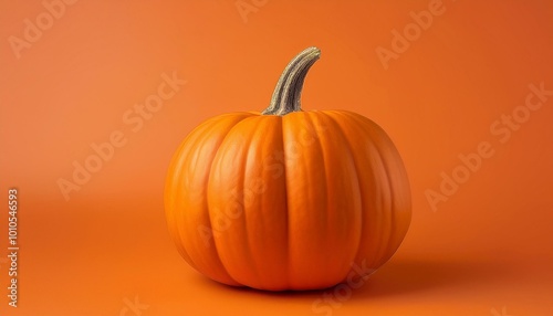 pumpkin in orange background