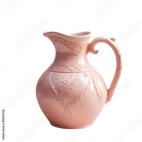 A ceramic pitcher photo