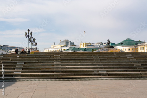 MOSCOW, RUSSIA - September 13, 2024: Famous Manezhnaya or Manege Square photo