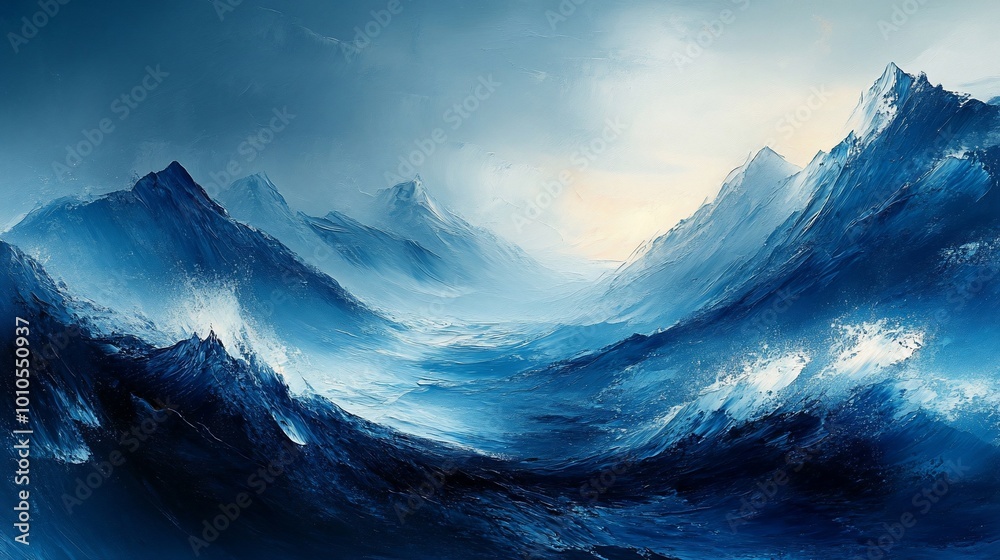 A breathtaking view of a mountain range with snow-capped peaks and a valley filled with mist, bathed in the soft light of sunrise or sunset. A breathtaking view of a mountain range with snow-capped peaks and a valley filled with mist, bathed in the soft light of sunrise or sunset.