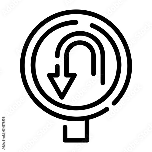 u turn