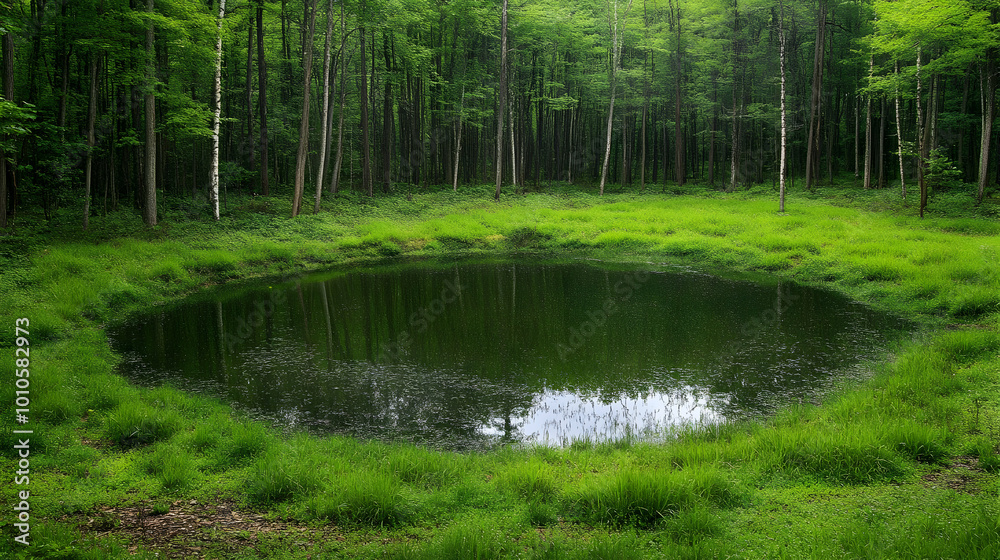 Small Pond in the Woods Small Pond in the Woods