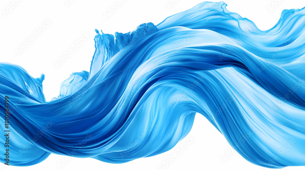Abstract Blue Wave Abstract Blue Wave