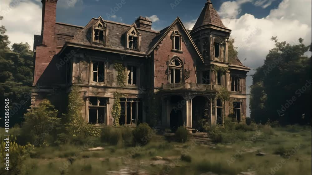 Abandoned Mansion in the Woods Abandoned Mansion in the Woods