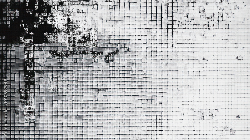 Abstract black and white grid pattern texture. Abstract black and white grid pattern texture.
