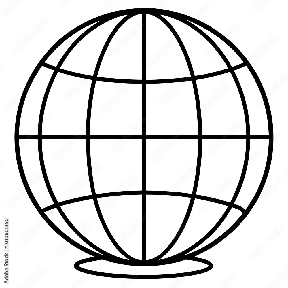 globe on white background globe on white background