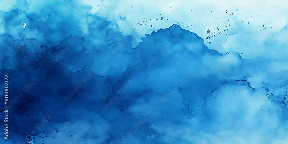 Abstract watercolor paint background by gradient deep blue color with liquid fluid grunge texture for background, banner Abstract watercolor paint background by gradient deep blue color with liquid fluid grunge texture for background, banner