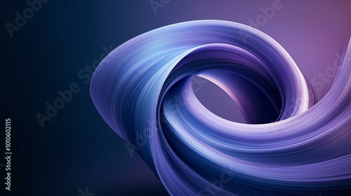 A purple spiral with a blue background