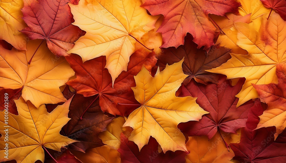 autumn maple leaves background