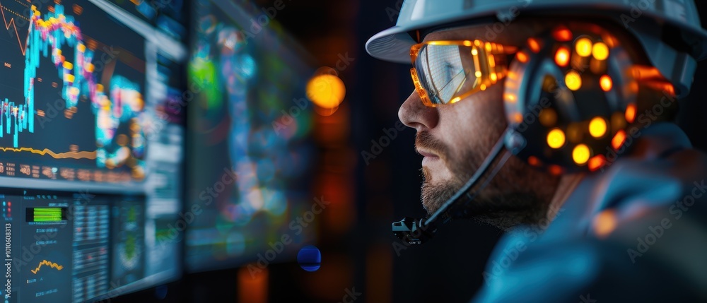 Engineer Monitoring Mineral Extraction Operations Engineer Monitoring Mineral Extraction Operations