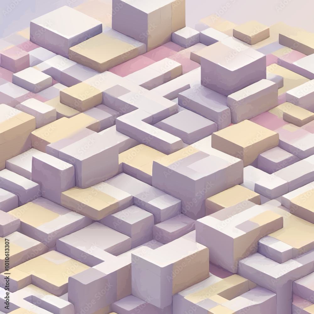Fototapeta premium pastel cubes background