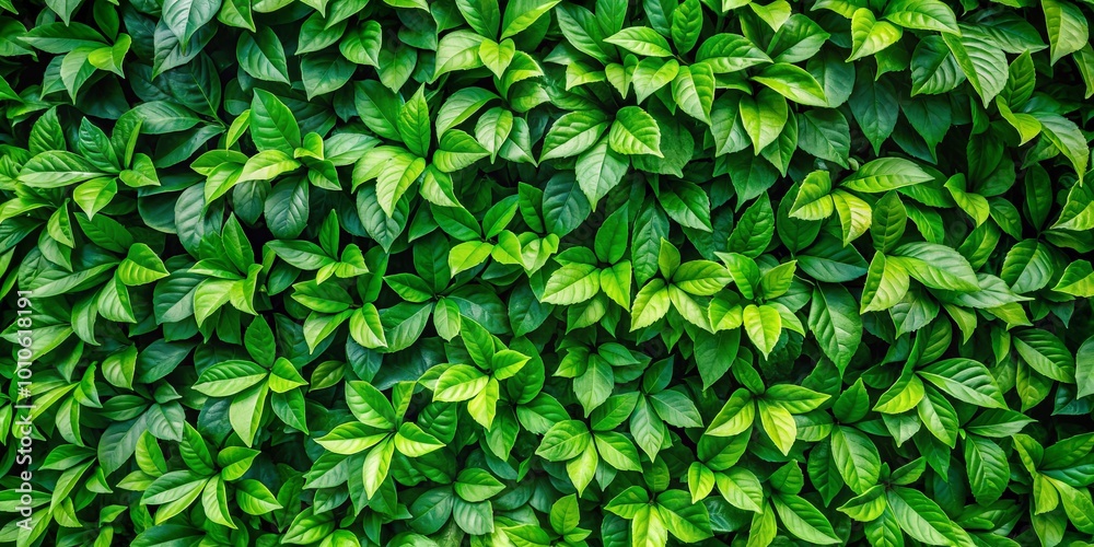 A Verdant Tapestry of Lush Green Leaves, Intertwined and Vibrant, Creating a Natural and Serene Background A Verdant Tapestry of Lush Green Leaves, Intertwined and Vibrant, Creating a Natural and Serene Background