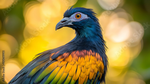 Victoria Crowned Pigeon Portrait