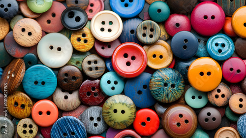 Colorful Buttons Background