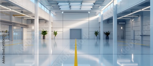 Modern Minimalistic Design for Product Display Area