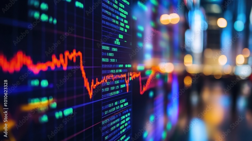 Vibrant Financial Data Visualization: Insights into Market Trends Vibrant Financial Data Visualization: Insights into Market Trends