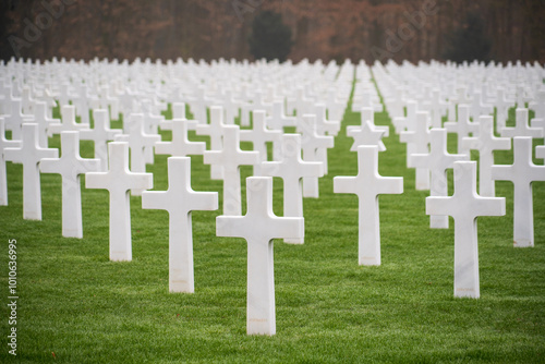 Luxembourg American Cemetery, Military cemetery in Luxembourg City, Luxembourg, Second World War American Military War Cemetery