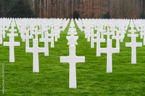 Luxembourg American Cemetery, Military cemetery in Luxembourg City, Luxembourg, Second World War American Military War Cemetery