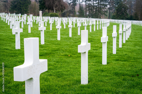 Luxembourg American Cemetery, Military cemetery in Luxembourg City, Luxembourg, Second World War American Military War Cemetery