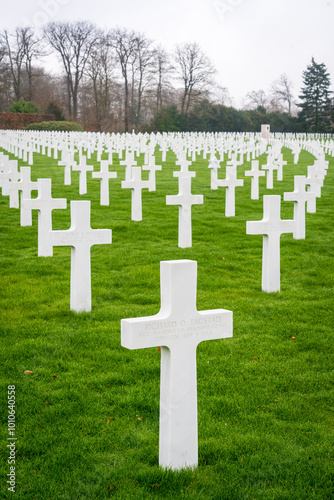 Luxembourg American Cemetery, Military cemetery in Luxembourg City, Luxembourg, Second World War American Military War Cemetery