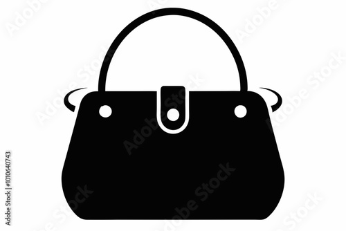 
female bag silhouette, handbag vector, shopping bag vector silhouette

