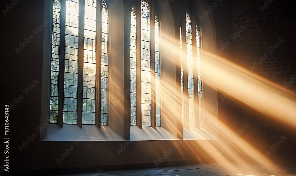 light going through a church window light going through a church window