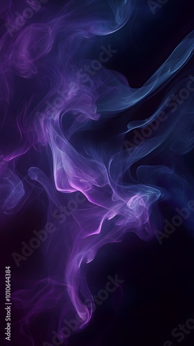 royal purple smoke against a dark background