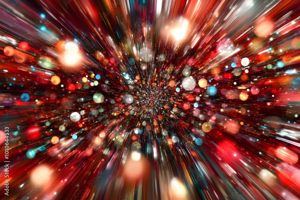 Abstract Colorful Lights Zoom Blur Background Abstract Colorful Lights Zoom Blur Background