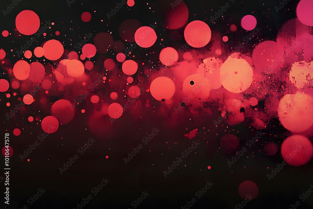 Red and Black Abstract Bokeh Background Red and Black Abstract Bokeh Background