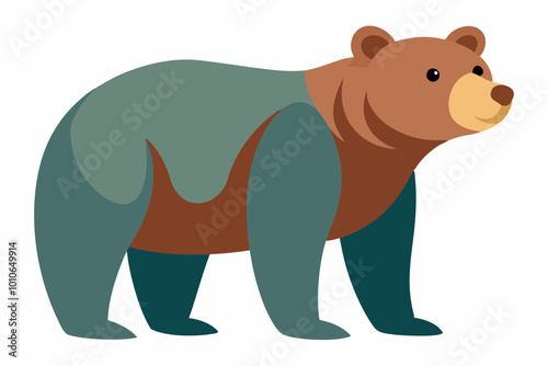 bear cartoon vector illustration