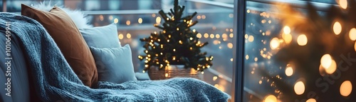 Cozy Rooftop Balcony with F...