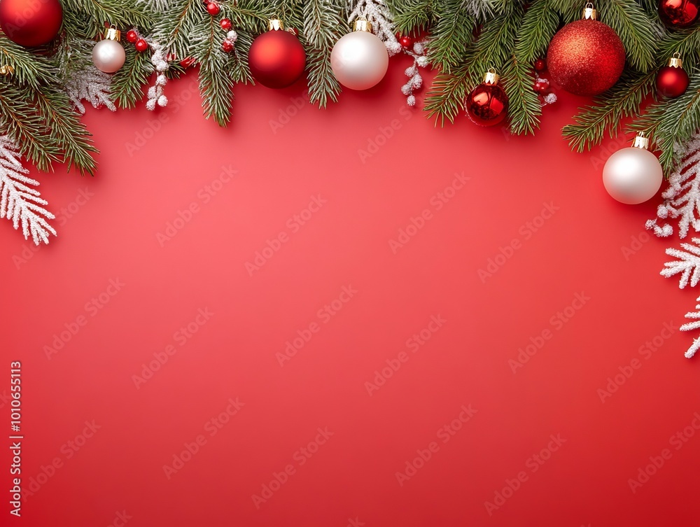 Christmas New Year background. Festive Xmas composition Christmas New Year background. Festive Xmas composition